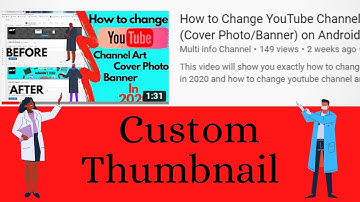 How to Add/Set Custom Thumbnail on Youtube videos 2020 on Android , ios , pc or mac | Easy & Free! |