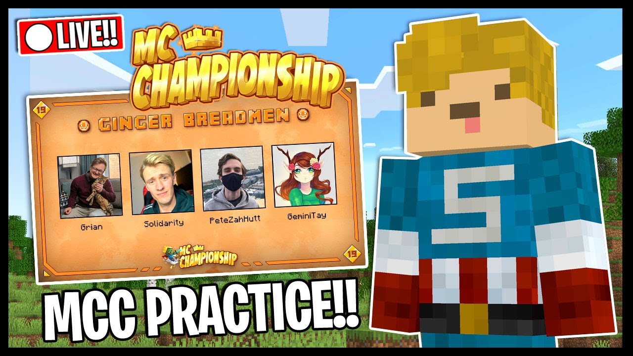MCC CHRISTMAS PRACTICE!! | Team Ginger Breadmen | Minecraft LIVE - MCC CHRISTMAS PRACTICE!! | Team Ginger Breadmen | Minecraft LIVE