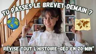 Taking the Brevet tomorrow? Review ALL History-Geography in 20 minutes