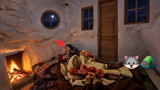 The Difficult Nights of  Mother in the Mountains Among Wild Animals Shocked Everyone screenshot 3