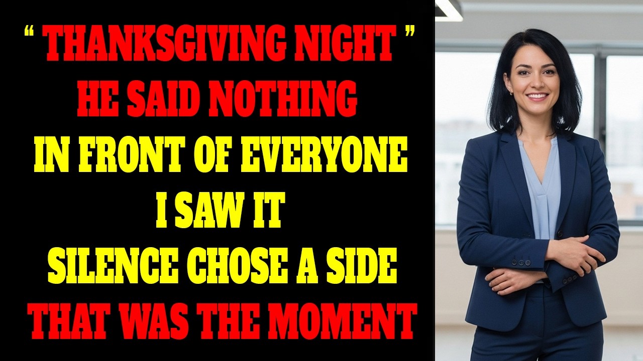 He Let His Mother Humiliate Me at Thanksgiving — And Said Nothing
