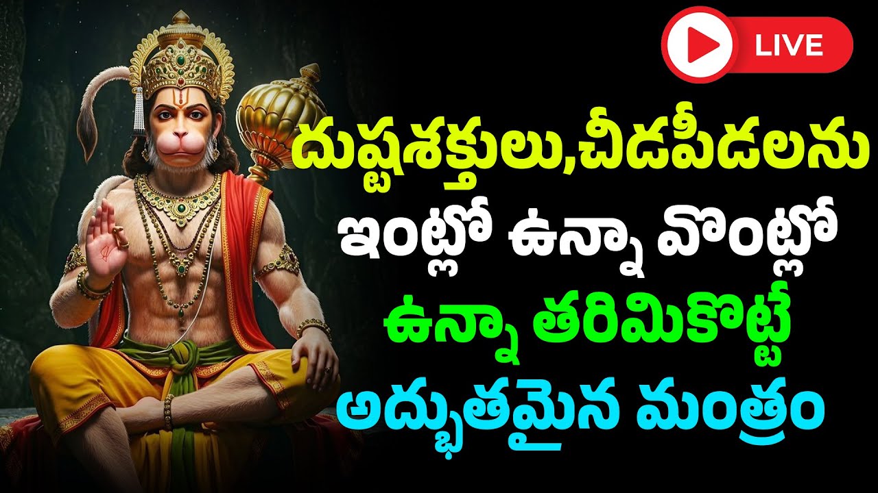 దుష్టశక్తులు,చీడపీడలను ఇంట్లో ఉన్నా వొంట్లో ఉన్నా తరిమికొట్టే అద్భుతమైన మంత్రం|Hindu DevotionalSongs