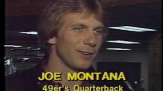 Jeff Passolt interviews Joe Montana in 1982 KARE-TV (WTCN)