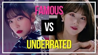 famous vs underrated: song recs based on your favorite kpop ggs