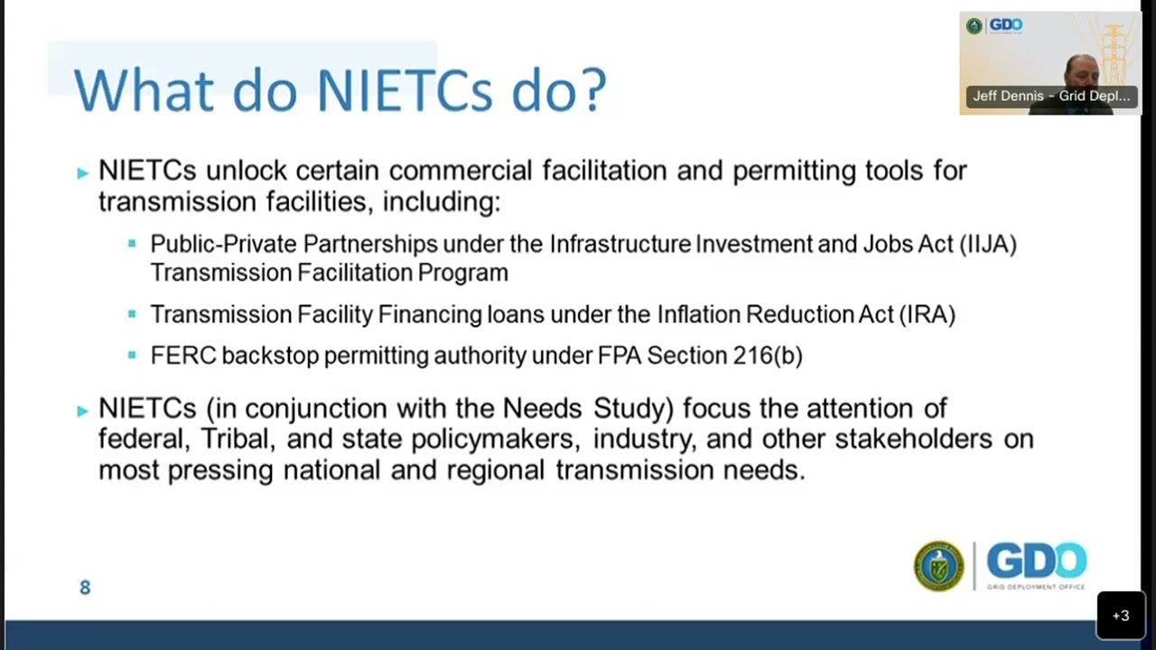 May 17 NIETC Designation Process RFI Webinar