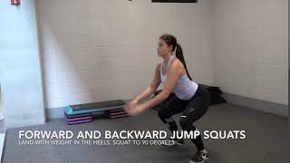 Forward & Backward Jump Squats
