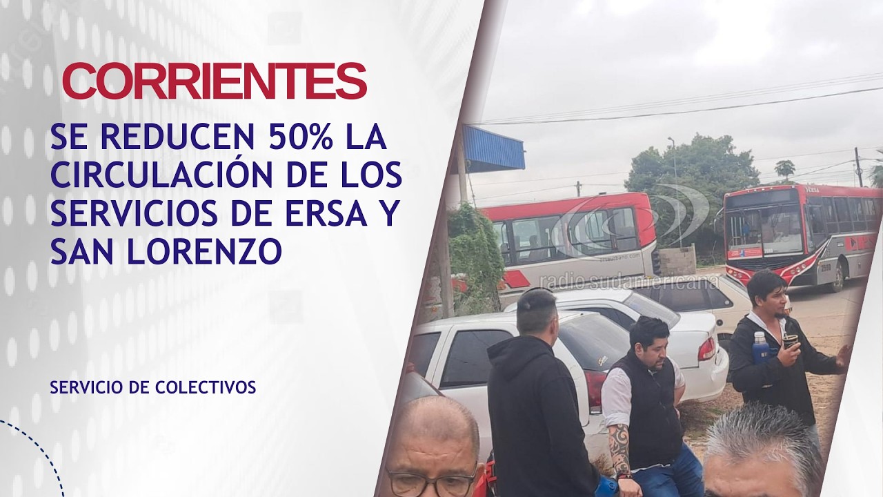 Colectivos en Corrientes: se reducen 50% la circulación de los ...