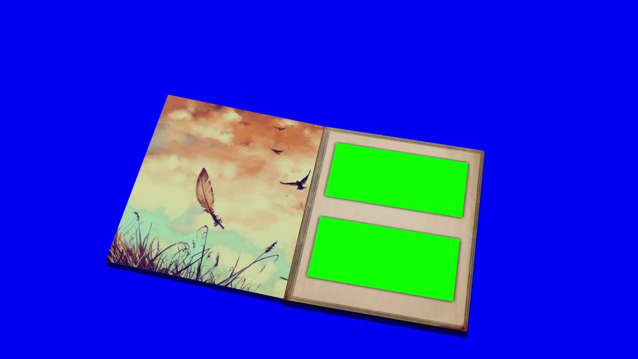 Photo album green screen 3Type [1080P] YouTube