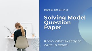 SSLC Social Science Model question paper solving | By Prashanth Kumar screenshot 2