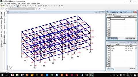 how to use concrete designer on staad pro connect edition