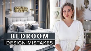 COMMON DESIGN MISTAKES | Bedroom Design Mistakes and How to Fix Them | Julie Khuu