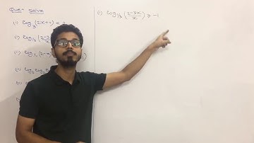 22. Basic Mathematics : Log Inequalities - Part 1 (JEE MAIN/ADVANCED)