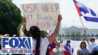 Protesters call on Biden to intervene in Cuba
