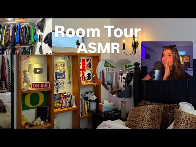 [ASMR] ROOM TOUR (tingly voiceover) 