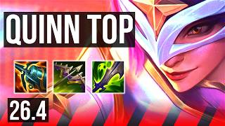 QUINN vs IRELIA (TOP) | Perfect KDA: 15/0/2 | KR Diamond | 26.4