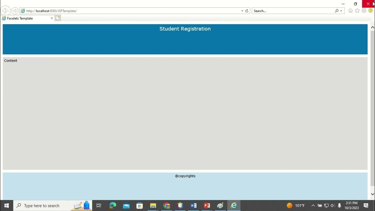 Creating template designs for websites with JSF template tag YouTube