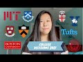 college decision reactions 2021 (harvard, princeton, mit, yale, and more!)