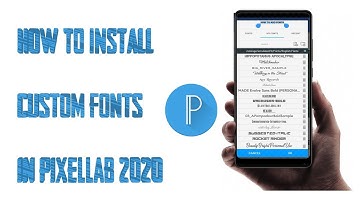 How To Add Custom Fonts In Pixellab 2020 MK Studio Edits