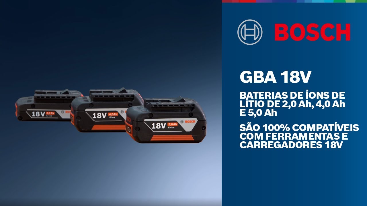 Batería de Iones de Litio Bosch GBA 18V 2,0 Ah