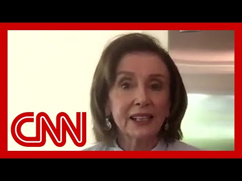 Pelosi reacts to Trump's name appearing on stimulus checks