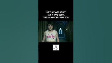 SO THAT WAS WHAT HARRY POTTER WAS USING THE MARAUDERS MAP FOR