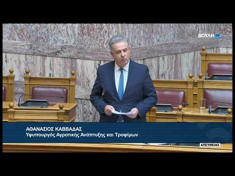 Απάντηση ΥφΑΑΤ Θ.Καββαδά σε Επίκαιρη Ερώτηση της Ανεξ. Βουλευτού Βοιωτίας Παναγιούς Πούλου 15-07-26
