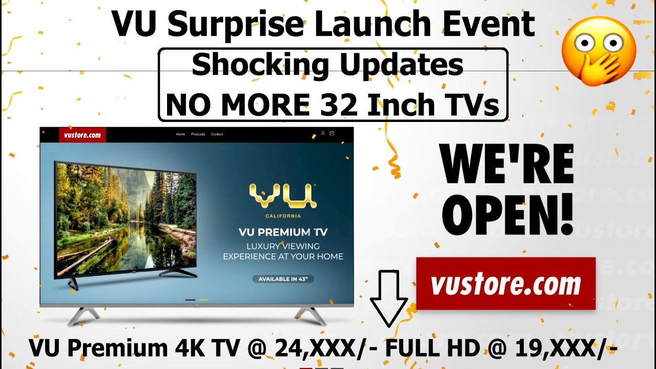 VU Surprise Launch Event | VUstore.com & much more 
