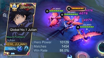 WTF! NEW META JULIAN BEST BUILD FOR ONE SHOT!😱 ( julian best build 2023 )