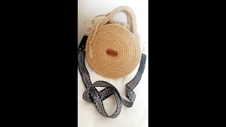 شنطة خيش بدون كروشيه بطريقة بسيطة للمبتدئين شنطة كل صيف 🥰 تريند كل سنة  burlap bag without crochet