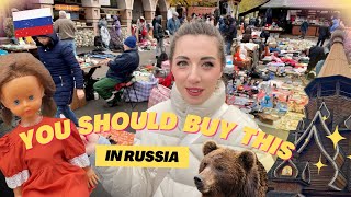 biggest FLEA market in RUSSIA!  1000$ BEAR!