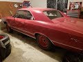 MIND BLOWING SURVIVOR 1967 CHEVELLE SS396 L78 BARN FIND FOUND HIDING IN A SMALL MIDWESTERN GARAGE!!!