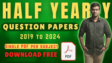 12th std HALF YEARLY Question Papers DOWNLOAD PDF for 2026 half yearly exam | #PUBLICEXAM2026
