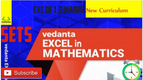 class 9 set(1.2) all exercise. vedanta excel in mathematics #youtubeshorts #maths #sets #youtube