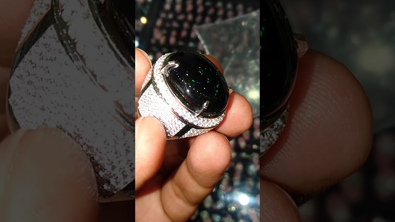 Kalimaya black Opal asli Banten 