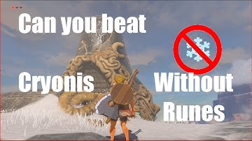 Breath of the Wild Cryonis shrine without runes