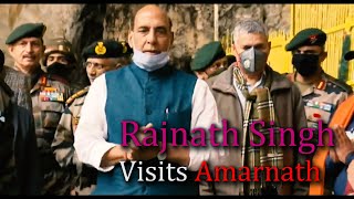 Rajnath Singh Visits Amarnath Cave Shrine