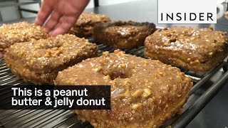 This NYC staple makes a peanut butter and jelly doughnut