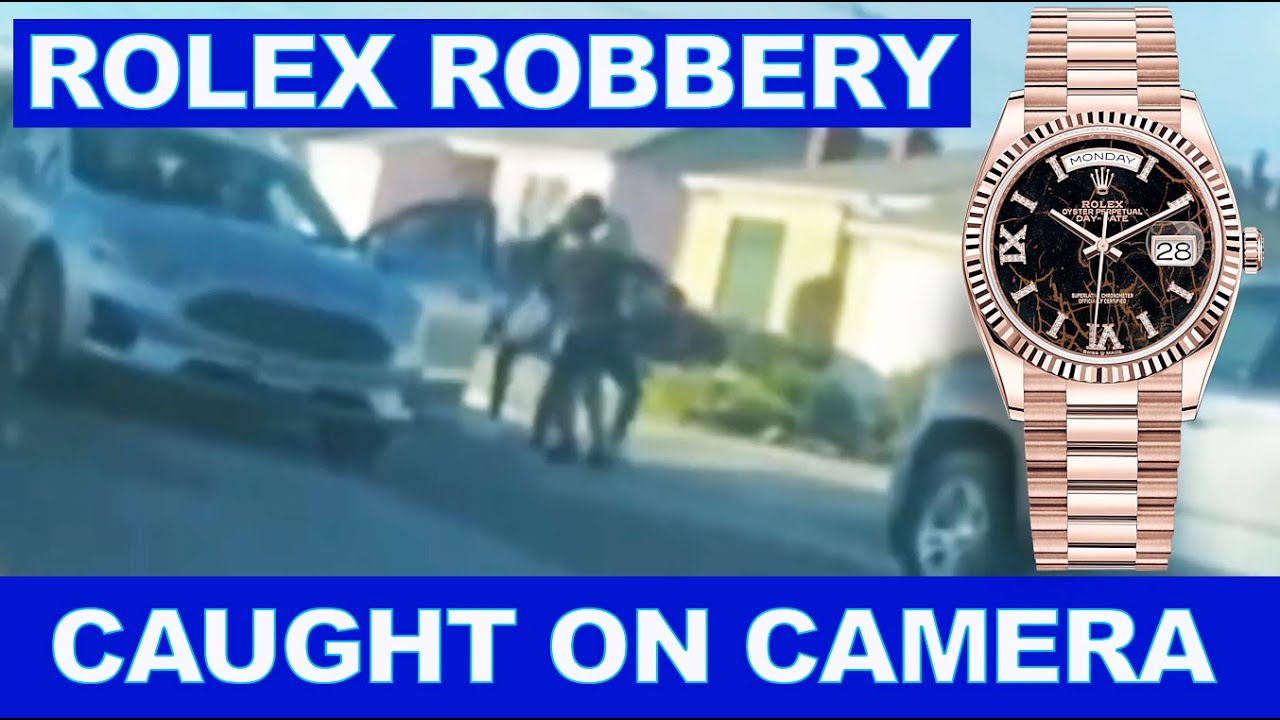 Man Robbed for his Rolex outside his 