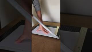 HANSAペーパーカッターで、紙を切ってみました