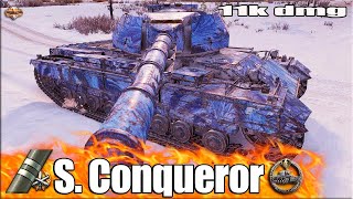 Дерзкий Супер Конь берёт ДВЕ ОТМЕТКИ ✅ World of Tanks Super Conqueror лучший бой