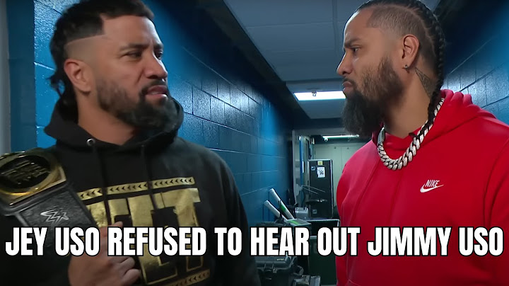 Jey Uso refuses to hear out Jimmy Uso: WWE Raw, Oct. 14, 2024.