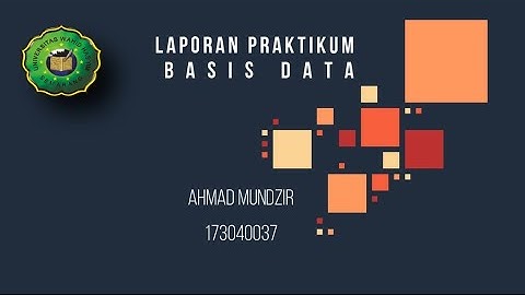 LAPORAN PRAKTIKUM BASIS DATA