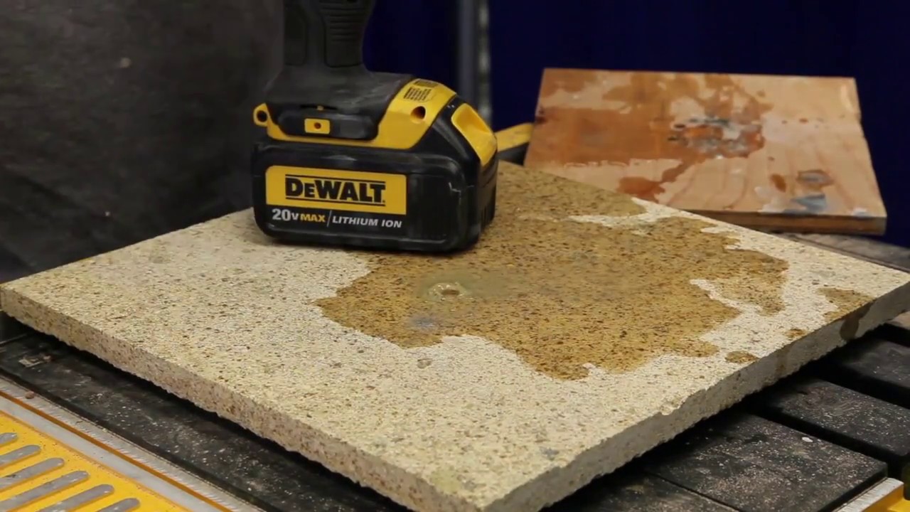 Drilling a tiny wet spot