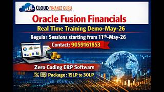 #Oracle Fusion Financials Demo -May 26