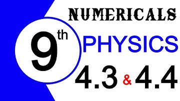 9th Class Physics Chapter 4 Numerical 4.3 and 4.4 - Physics 9 Class [ TURNING EFFECT OF FORCES ]