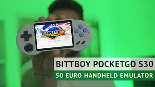 Bittboy Pocketgo S30 - Starker Handheld Im Snes Look! (Deutsch)