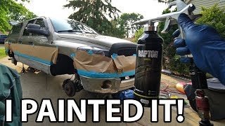 Painting My Truck w Upol Raptor Liner Bed Liner - Asian Redneck Project #16