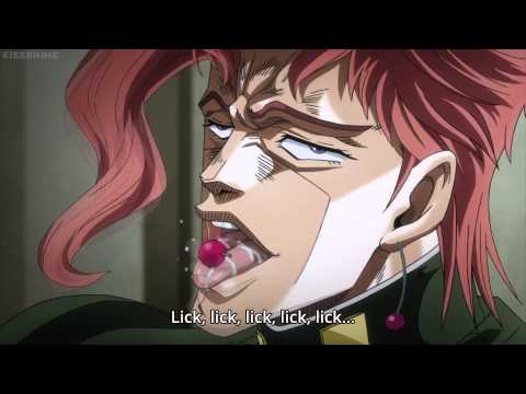 jojo's-bizarre-adventure-kakyoin-cherry-licking-1-hour