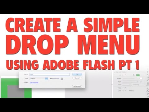 Create a Simple Drop-Menu in Flash pt.1