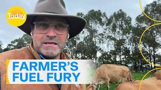 Madness Aussie Farmer Slams Fuel Price Hike Today Show Australia